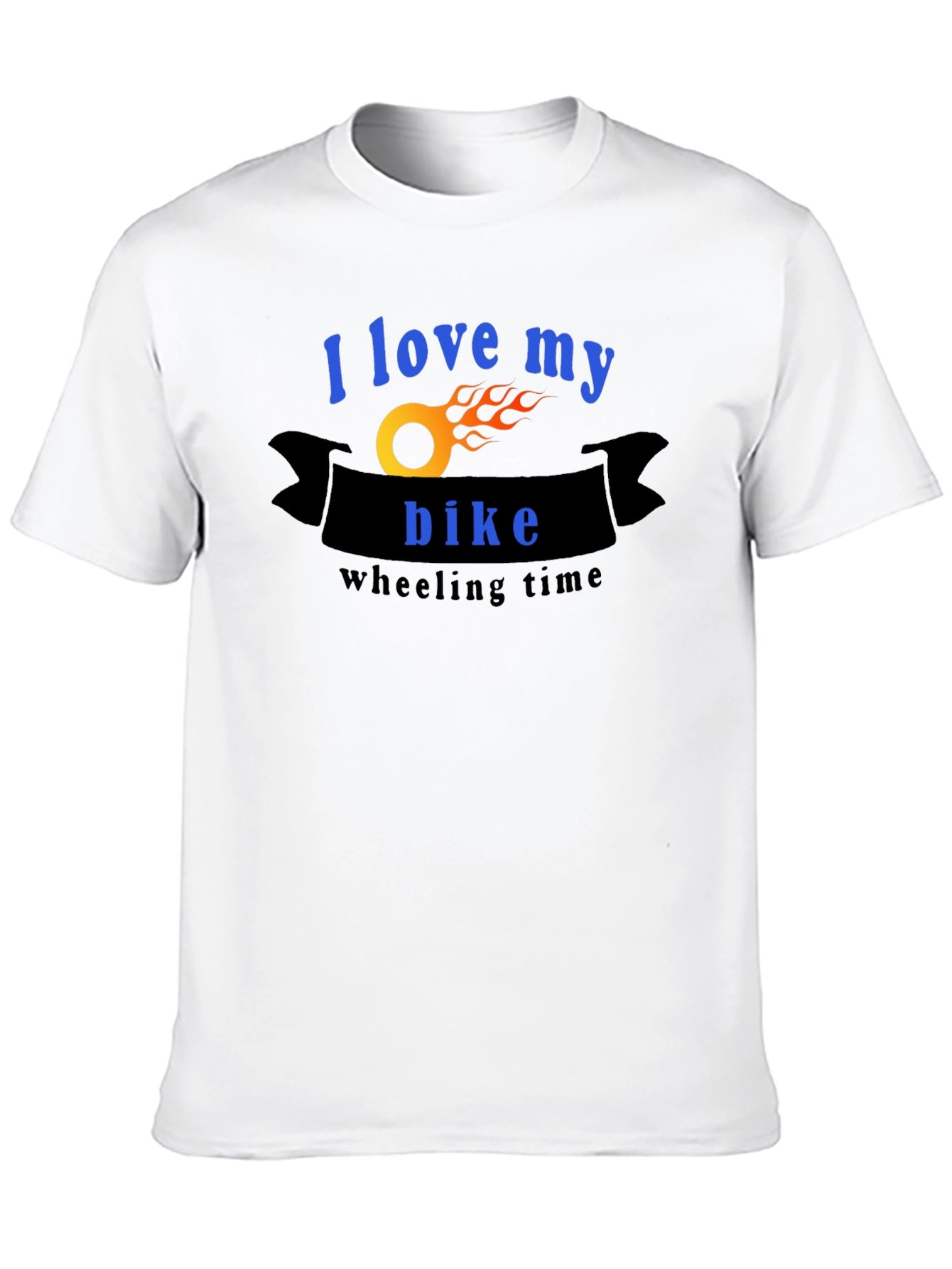 I Love My Bike T-Shirt - Wheelie Time
