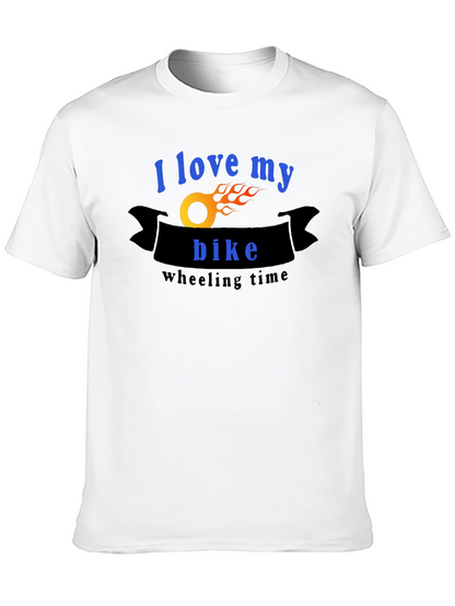 I Love My Bike T-Shirt - Wheelie Time