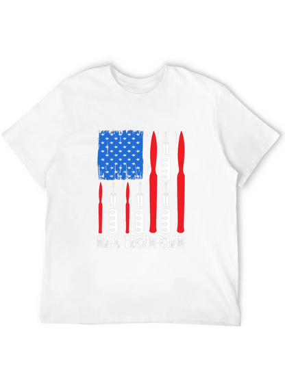Nail Technician American Flag Graphic Tee