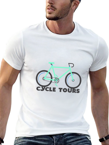Cycle Tours Graphic Tee - Black