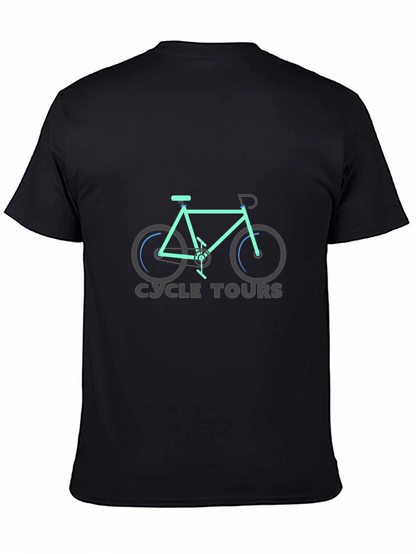 Cycle Tours Graphic Tee - Black