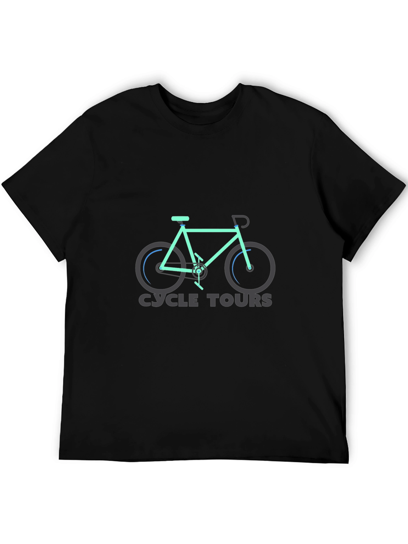 Cycle Tours Graphic Tee - Black
