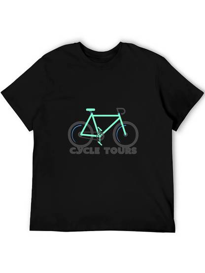 Cycle Tours Graphic Tee - Black