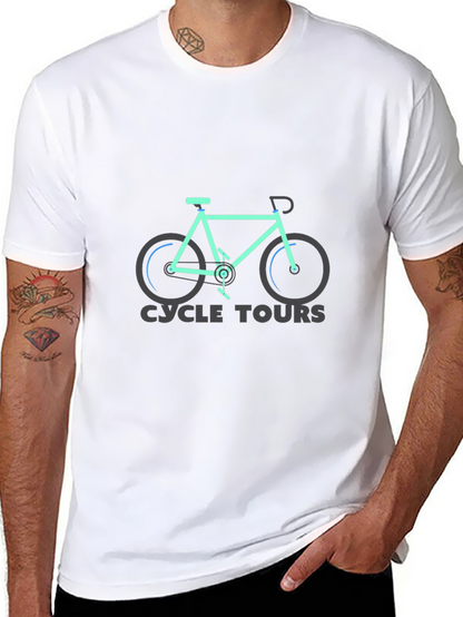 Cycle Tours Graphic Tee - Black