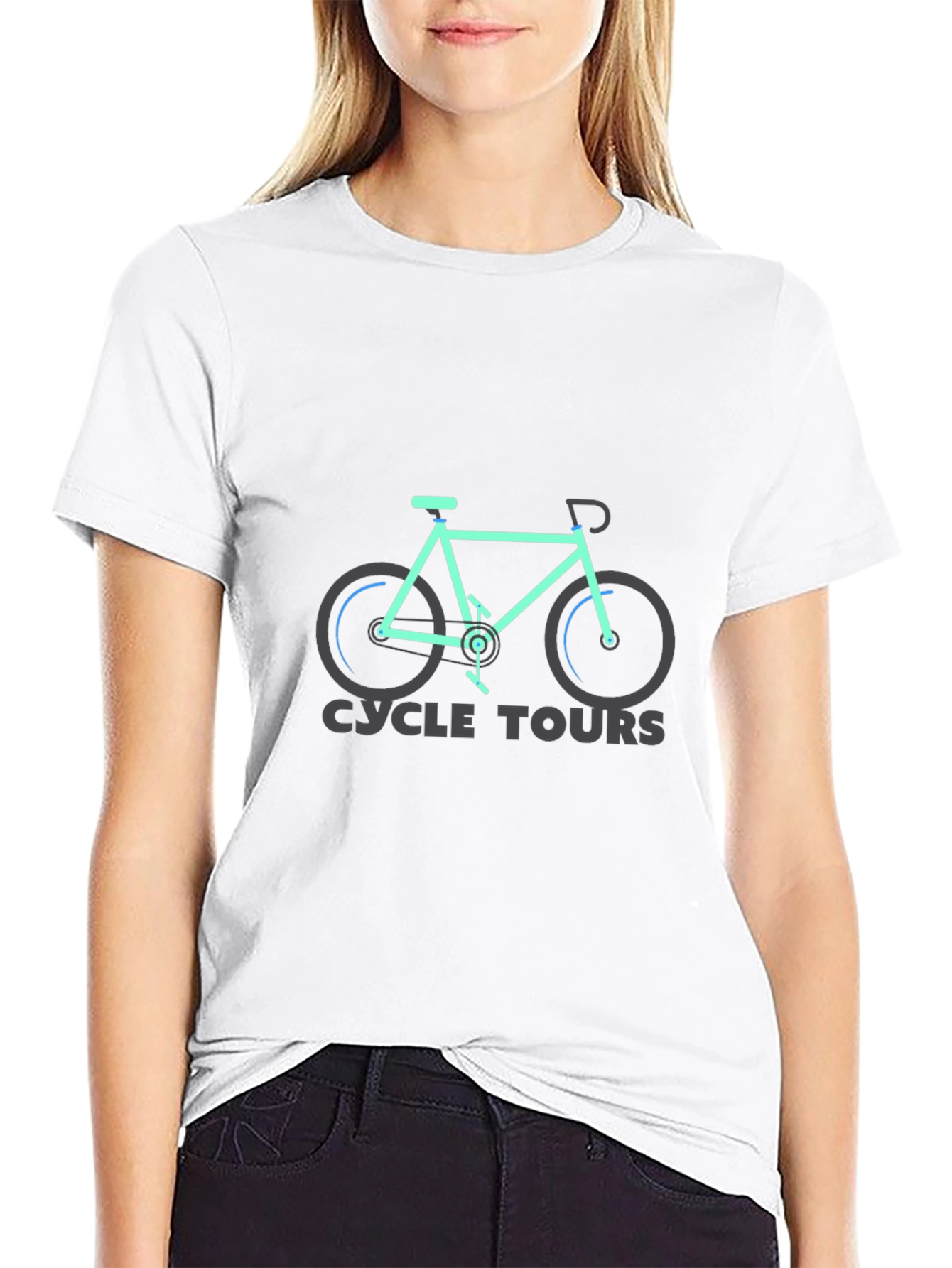 Cycle Tours Graphic Tee - Black