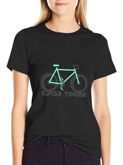 Cycle Tours Graphic Tee - Black