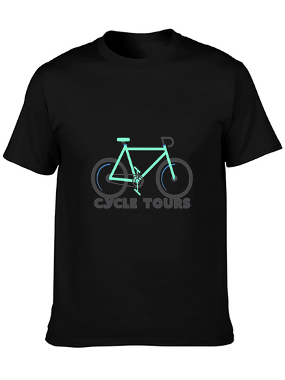 Cycle Tours Graphic Tee - Black