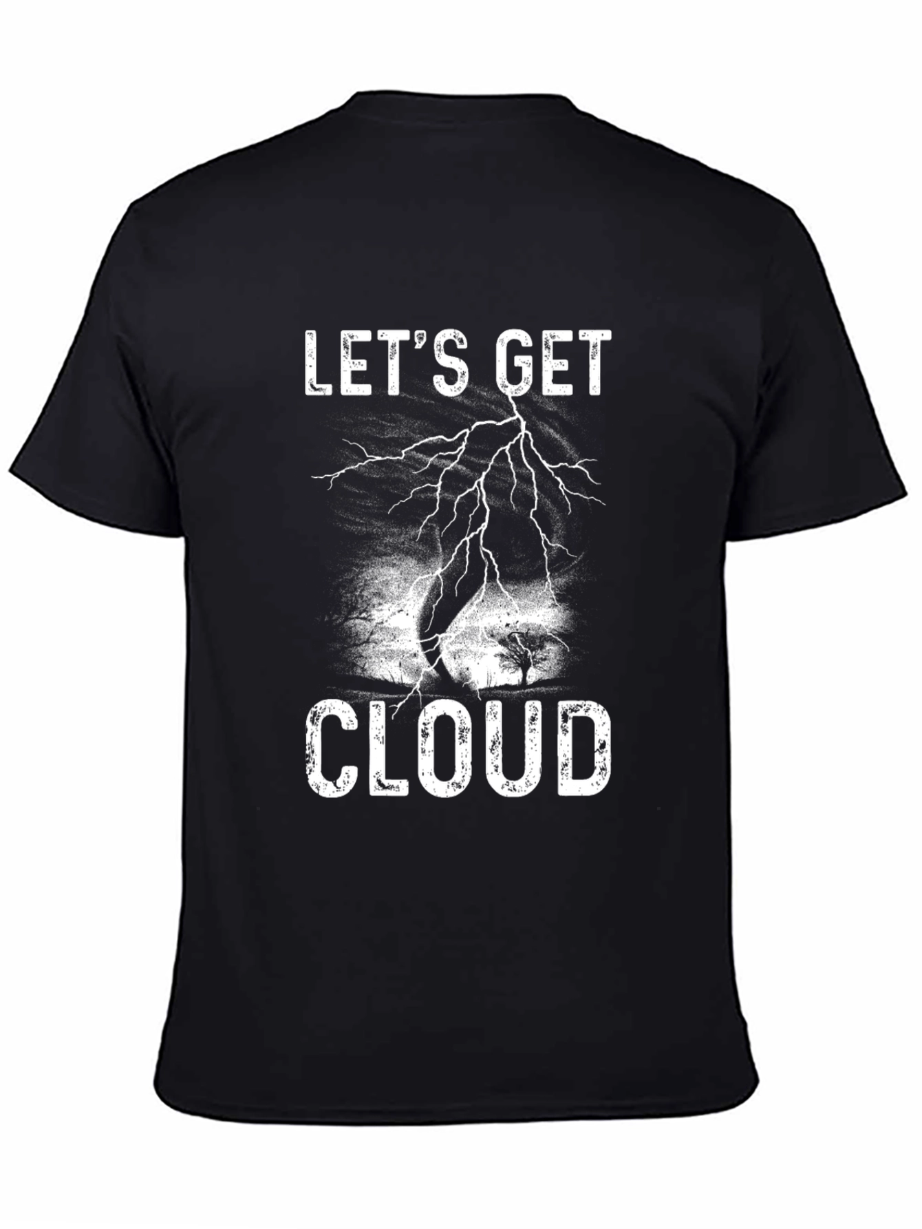 Lets Get Cloud T-Shirt Tornado Weather Graphic Tee