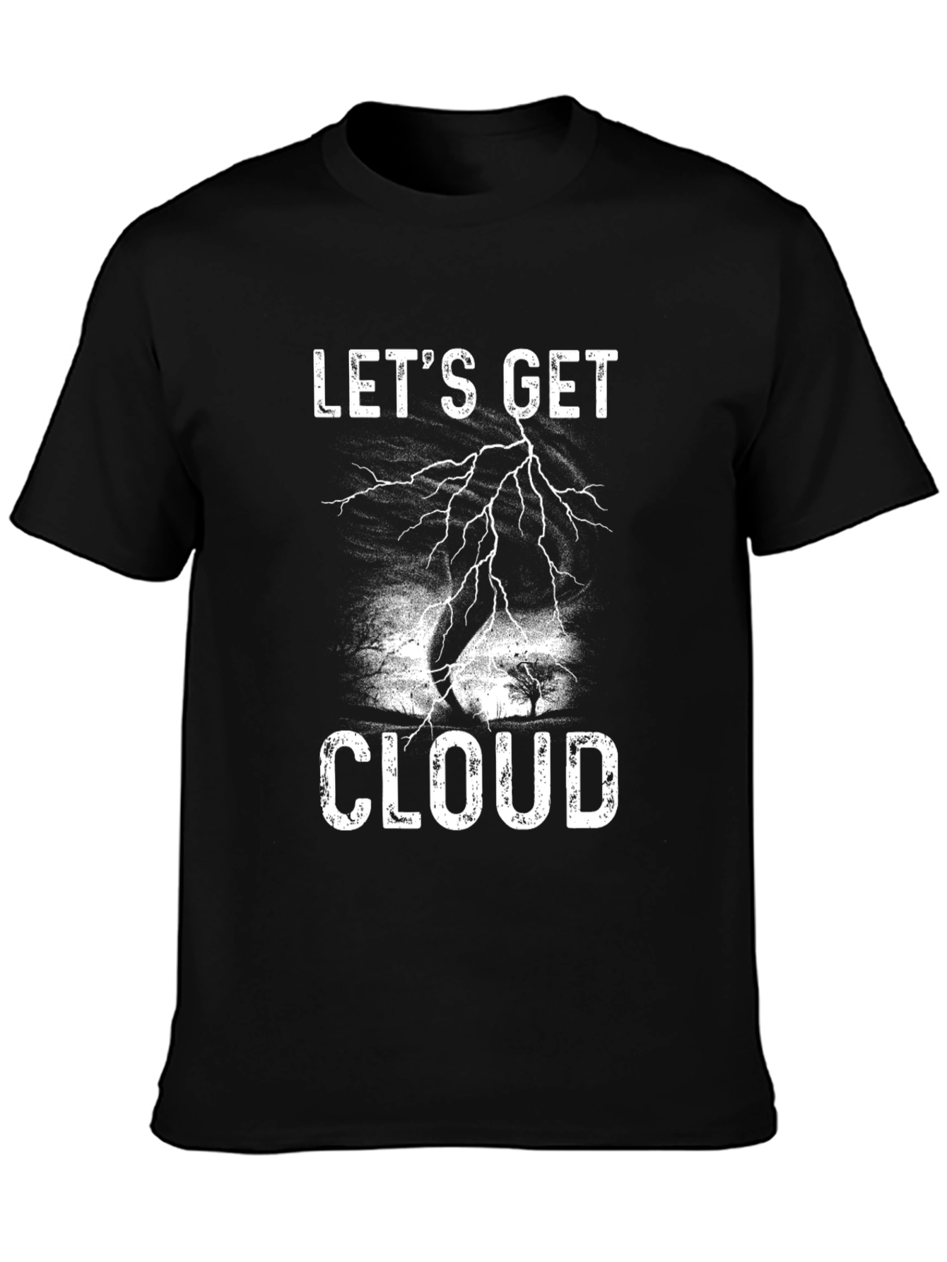 Lets Get Cloud T-Shirt Tornado Weather Graphic Tee