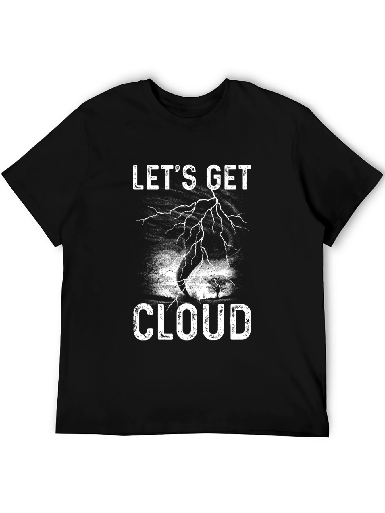 Lets Get Cloud T-Shirt Tornado Weather Graphic Tee