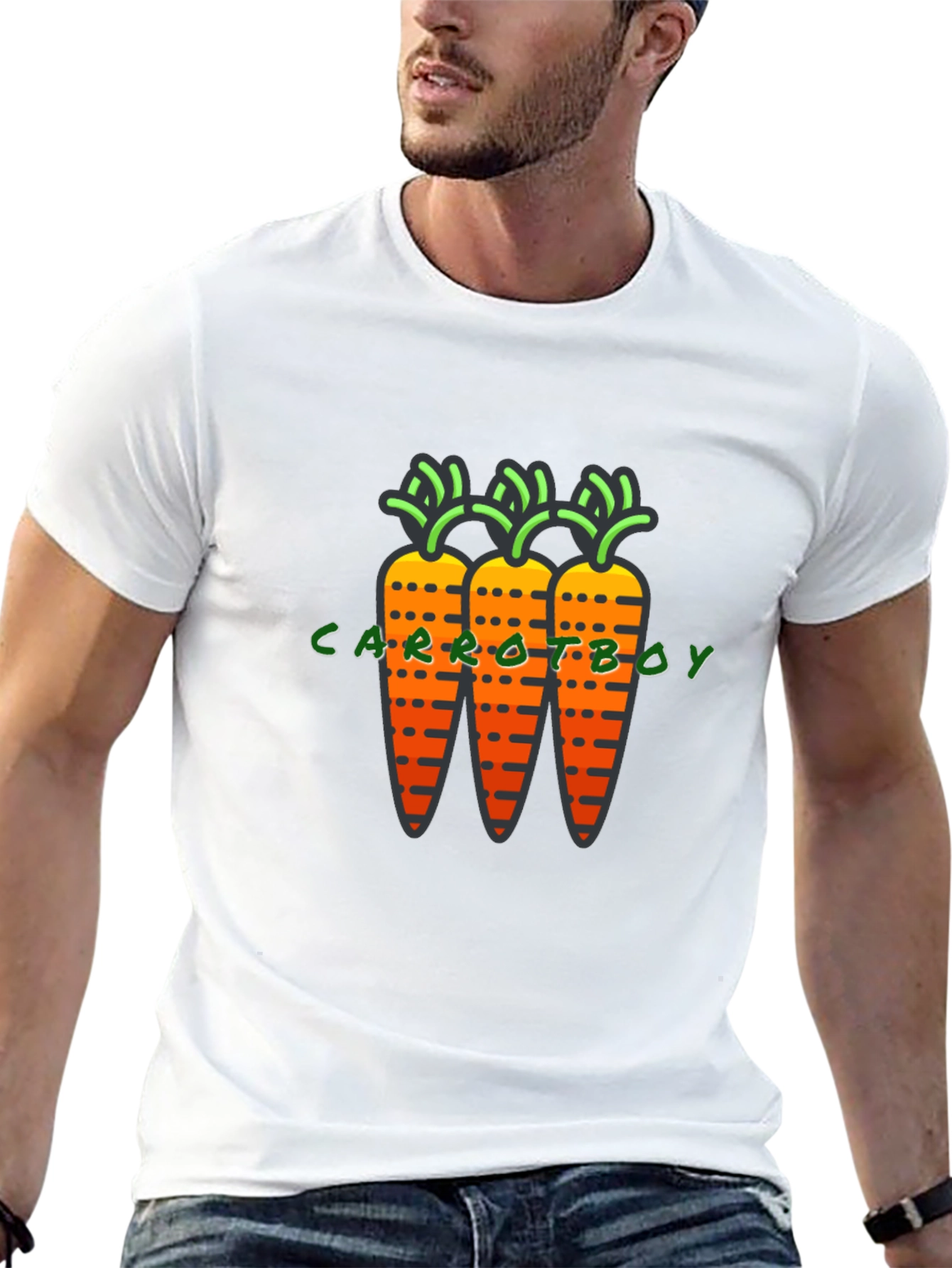 Carrot Boy Graphic T-Shirt - Quirky & Fun