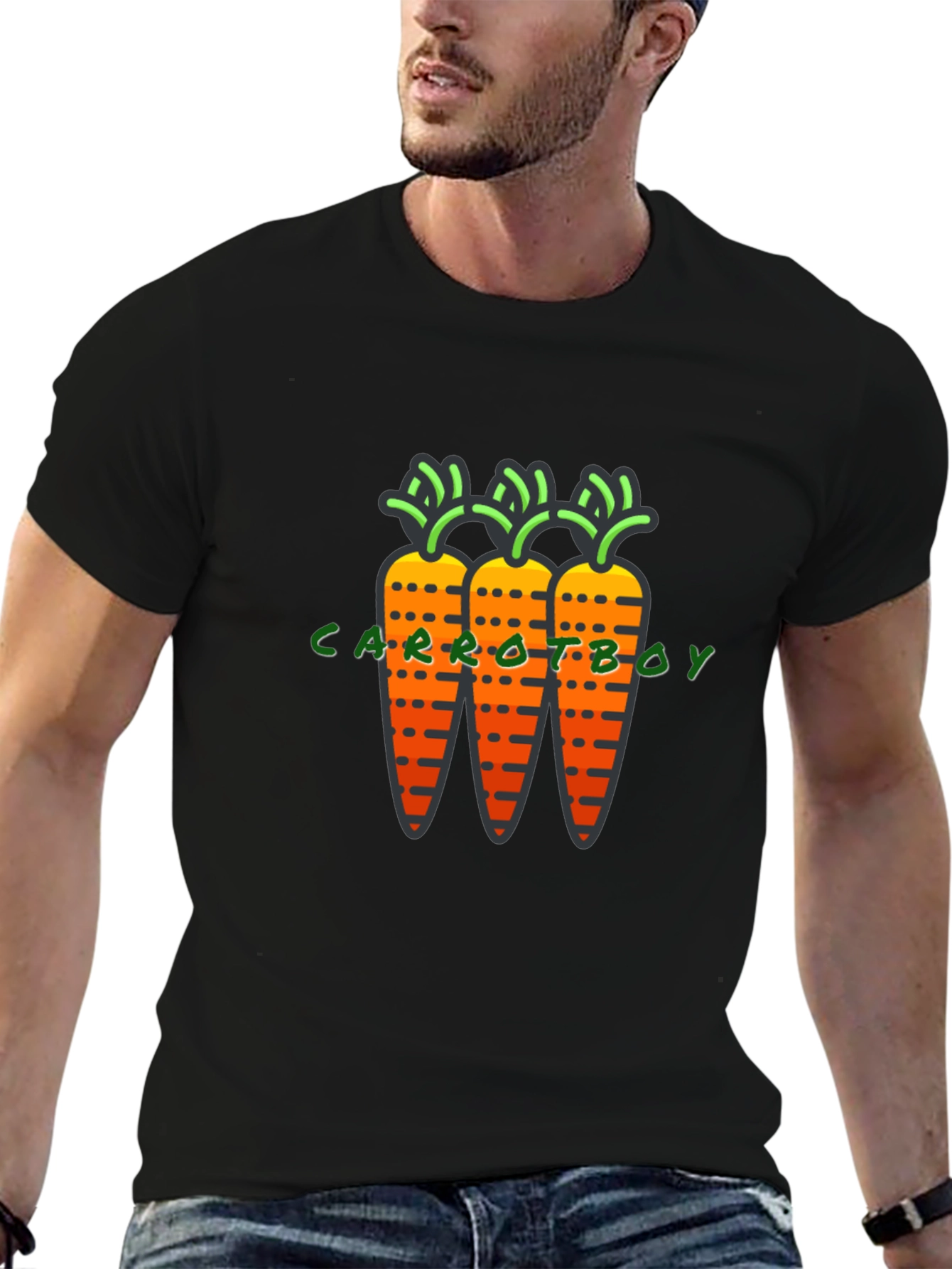 Carrot Boy Graphic T-Shirt - Quirky & Fun
