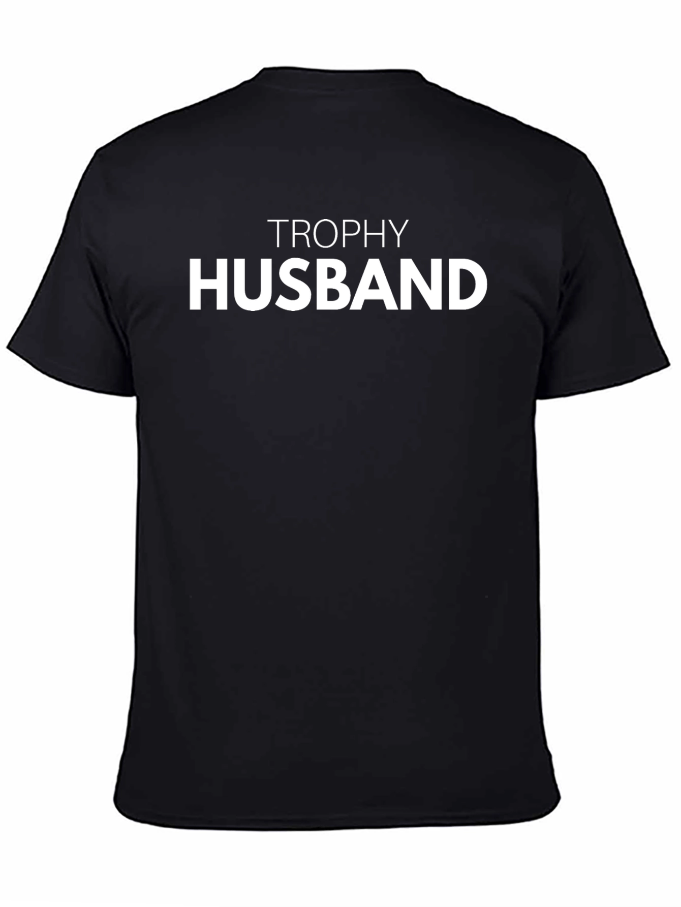 Trophy Husband Graphic Tee - Black
