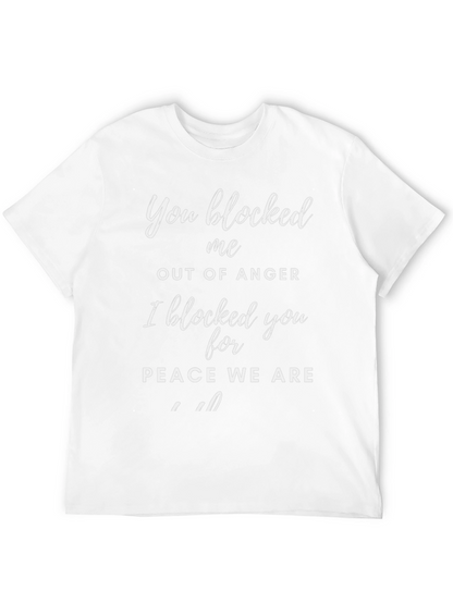 Funny Blocked for Peace T-Shirt