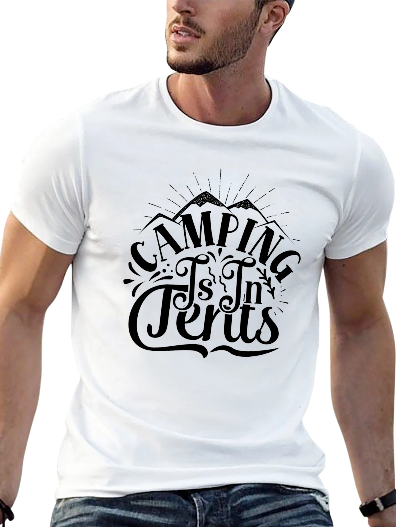 Camping is In Tents Graphic Tee