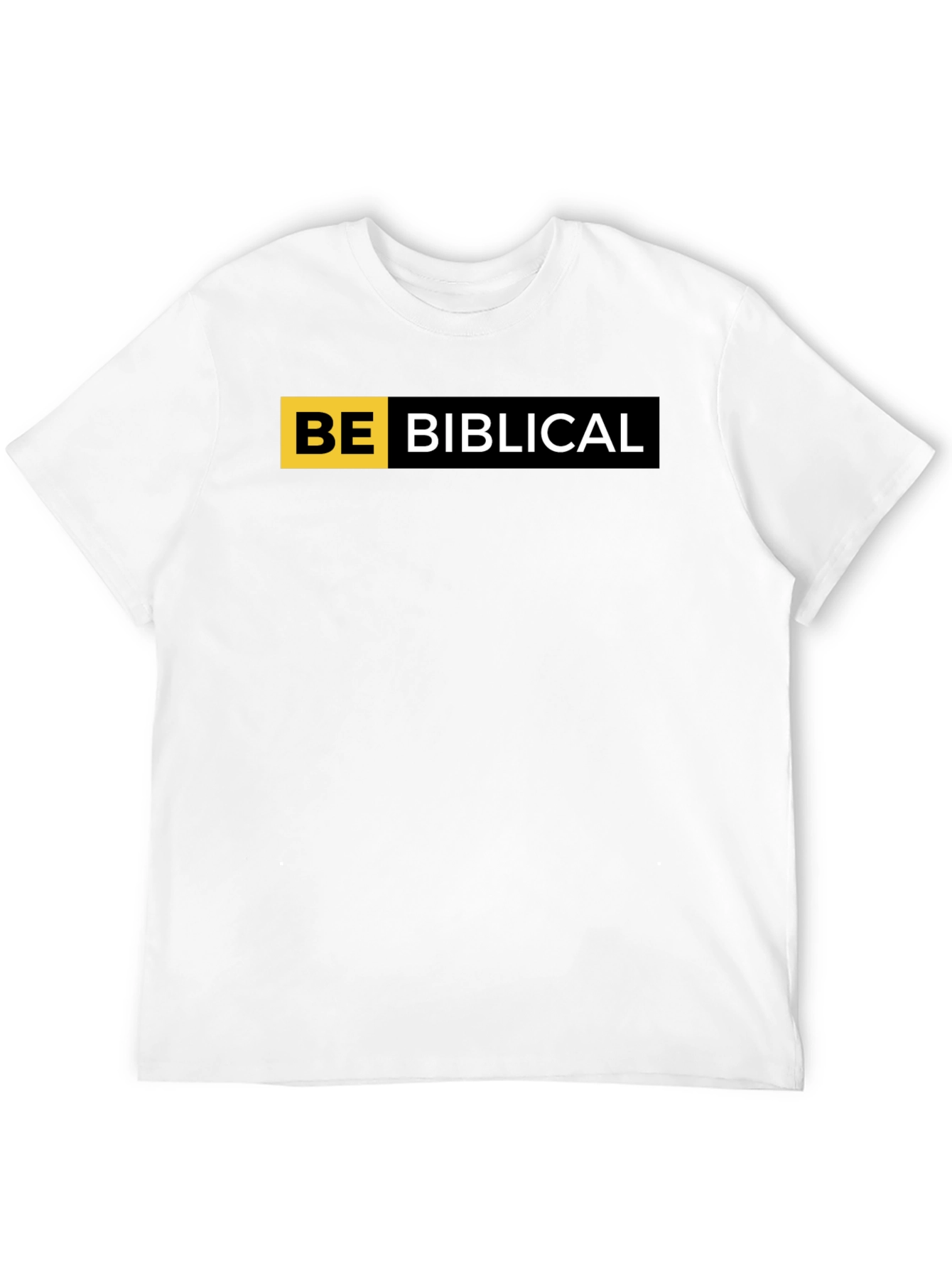 Be Biblical Black T-Shirt - Religious Graphic Tee