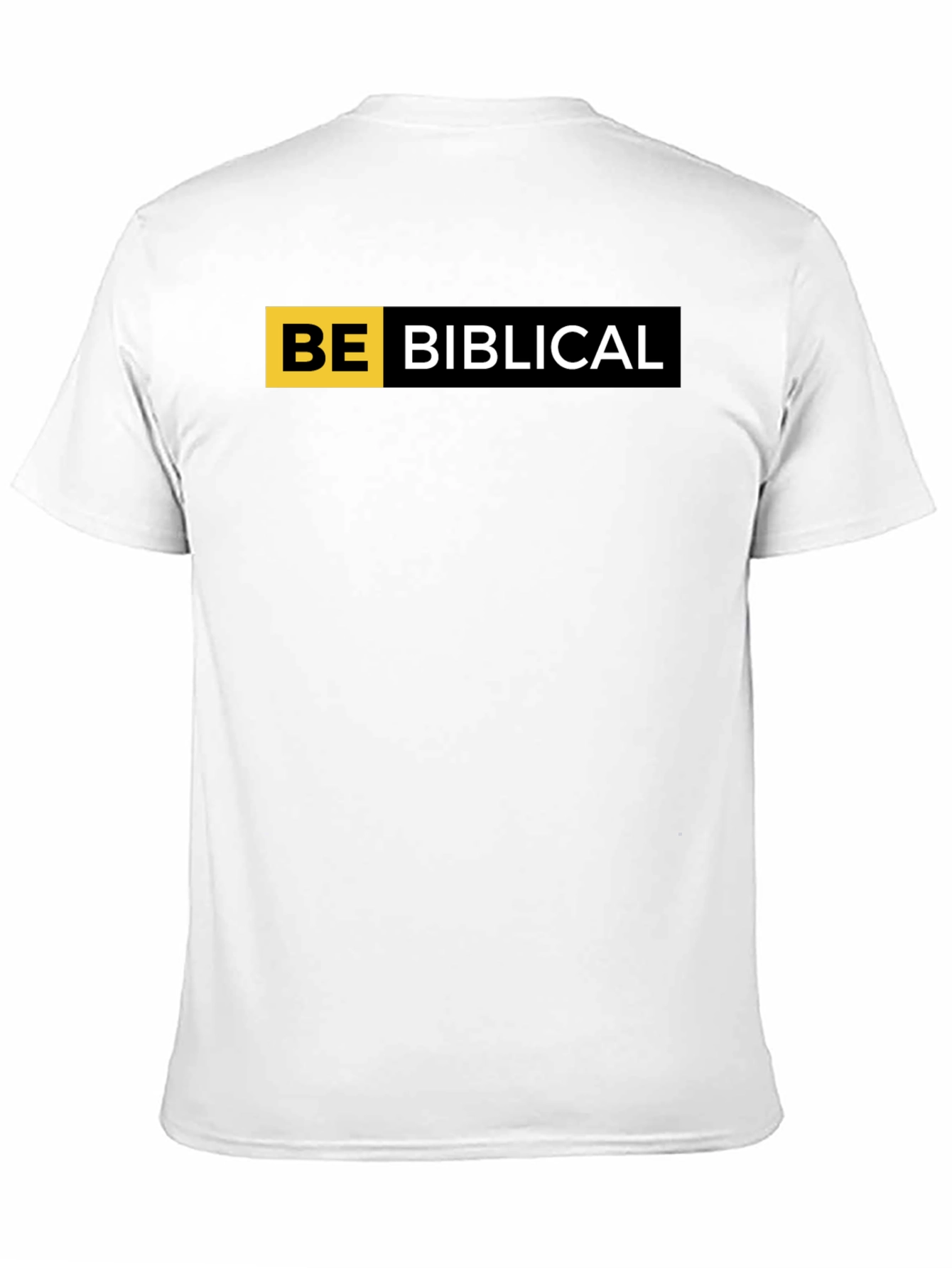 Be Biblical Black T-Shirt - Religious Graphic Tee