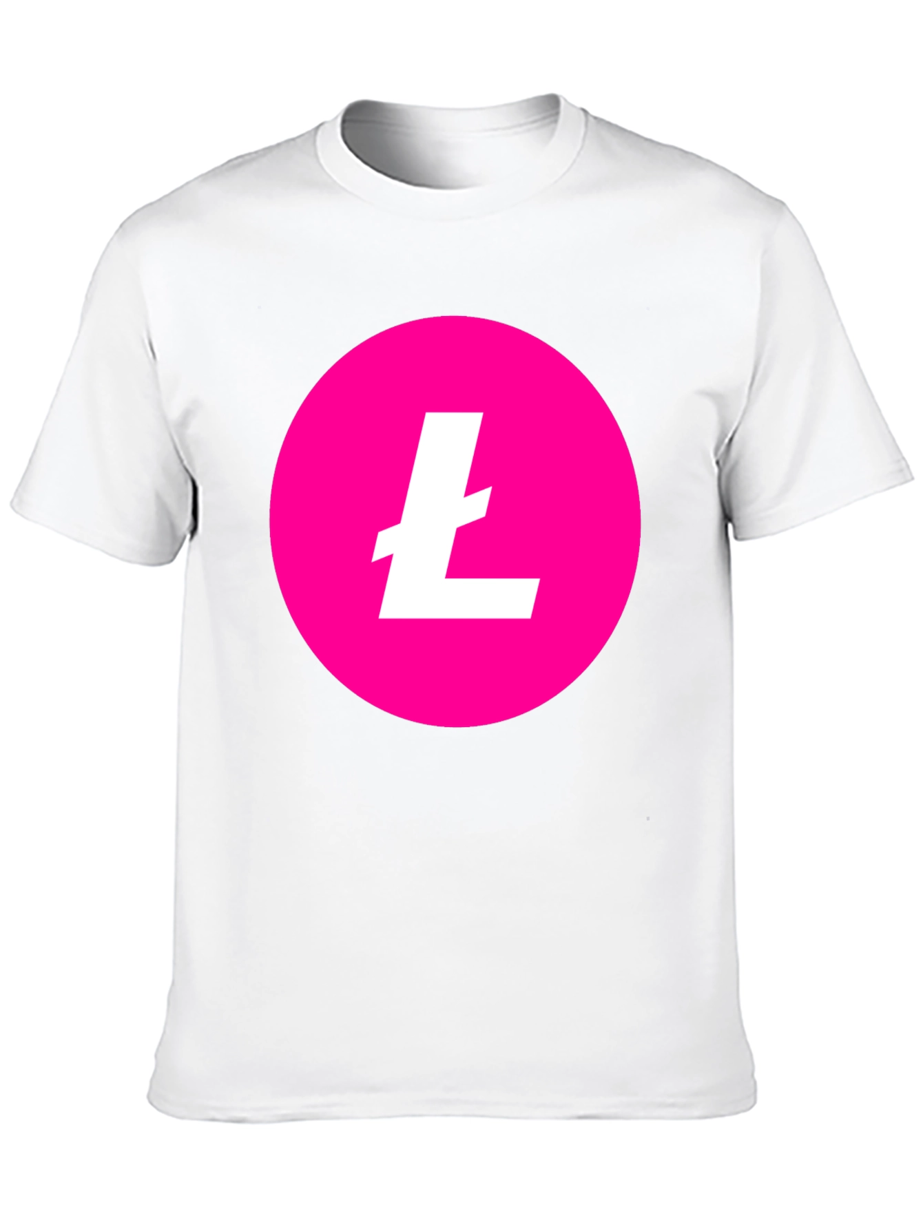 Litecoin Crypto T-Shirt - Pink & Black