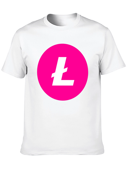 Litecoin Crypto T-Shirt - Pink & Black