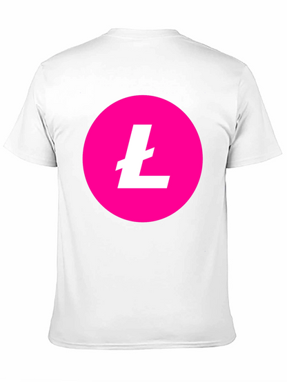 Litecoin Crypto T-Shirt - Pink & Black