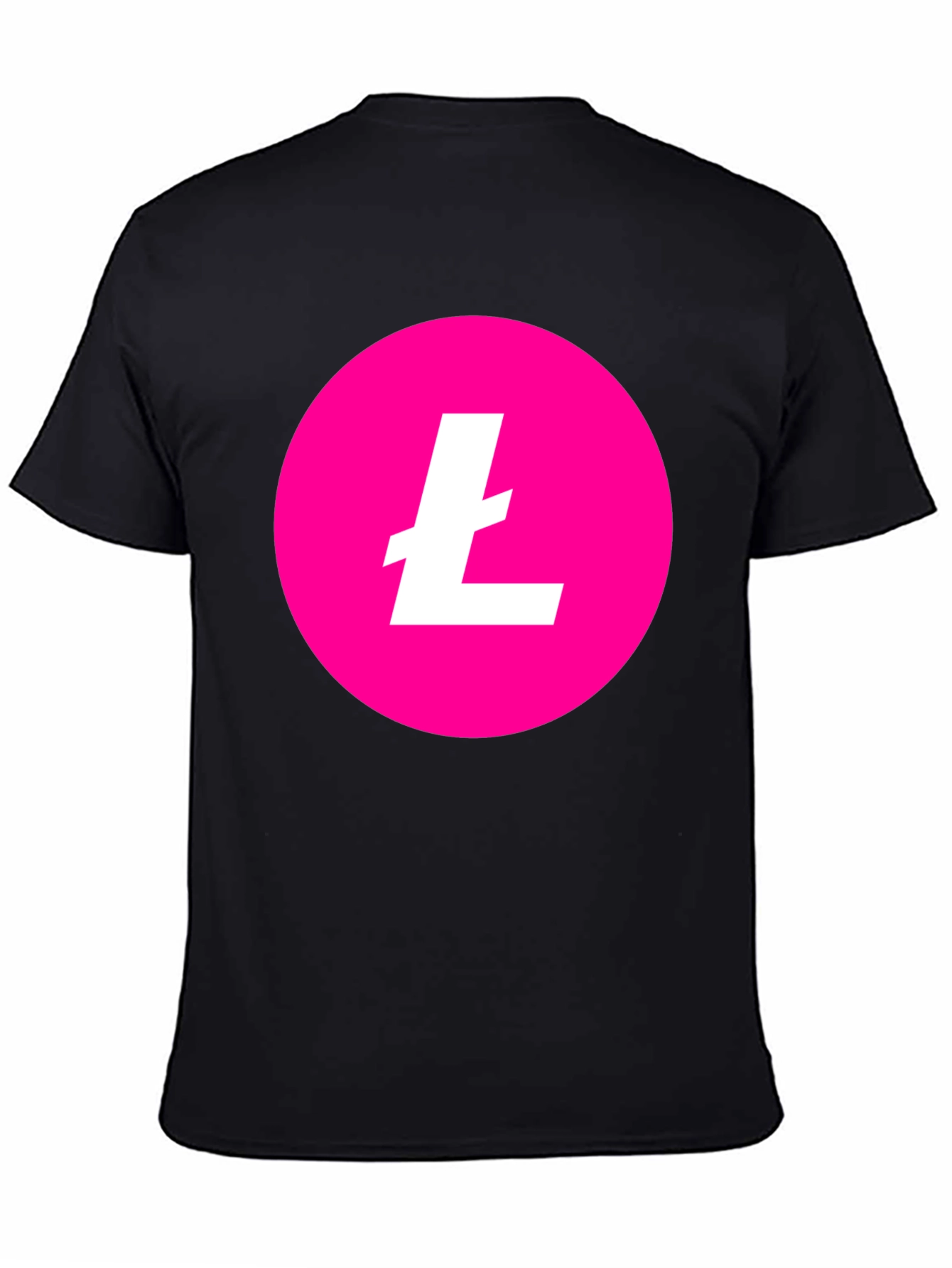 Litecoin Crypto T-Shirt - Pink & Black