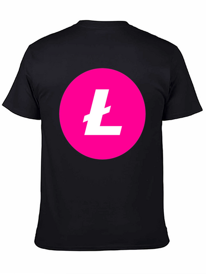 Litecoin Crypto T-Shirt - Pink & Black