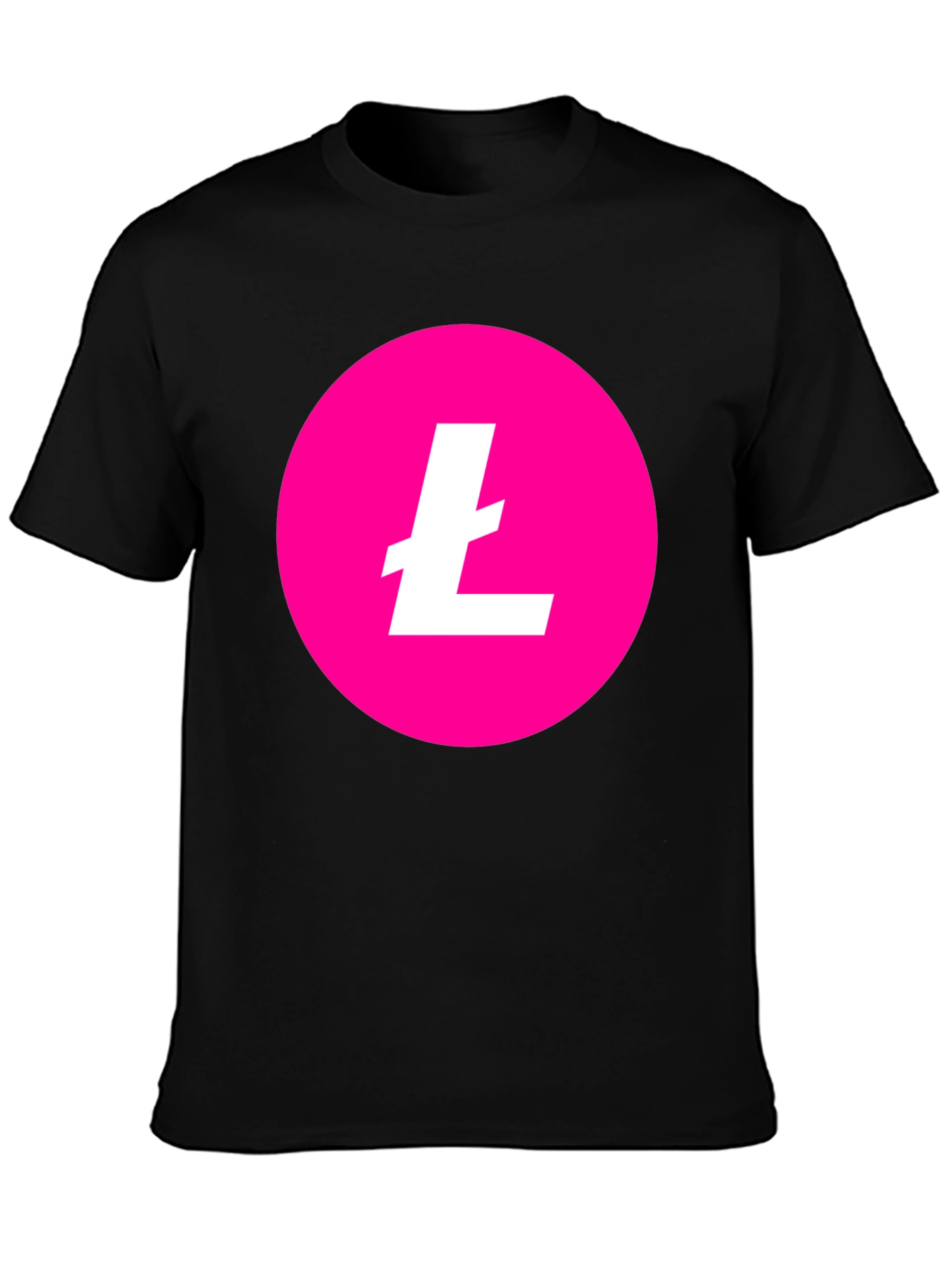 Litecoin Crypto T-Shirt - Pink & Black