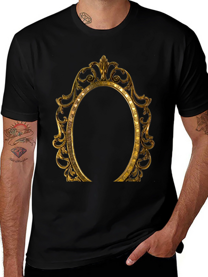 Ornate Gold Frame Graphic Tee