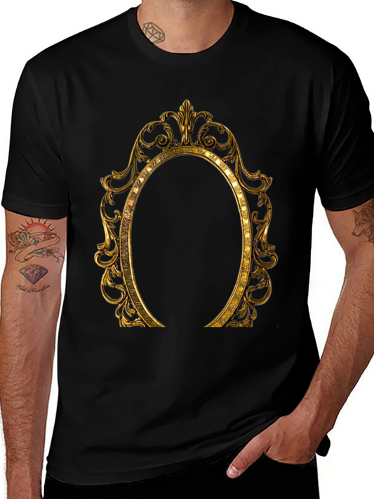 Ornate Gold Frame Graphic Tee