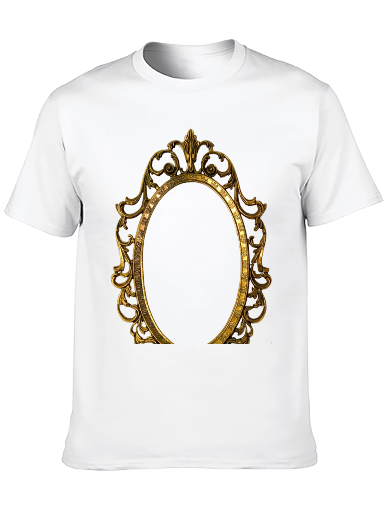 Ornate Gold Frame Graphic Tee