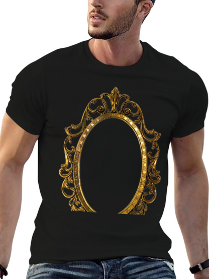 Ornate Gold Frame Graphic Tee