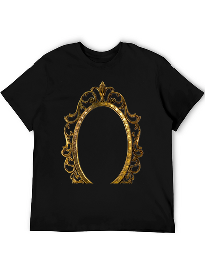 Ornate Gold Frame Graphic Tee