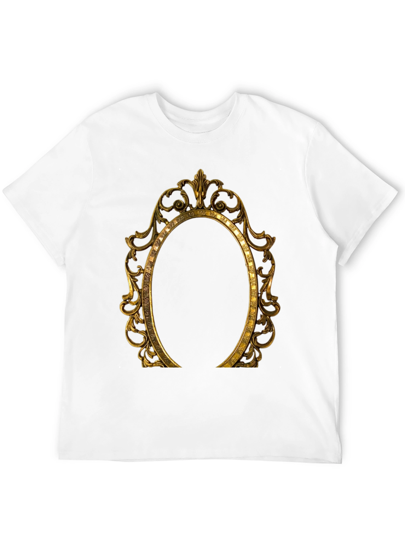 Ornate Gold Frame Graphic Tee