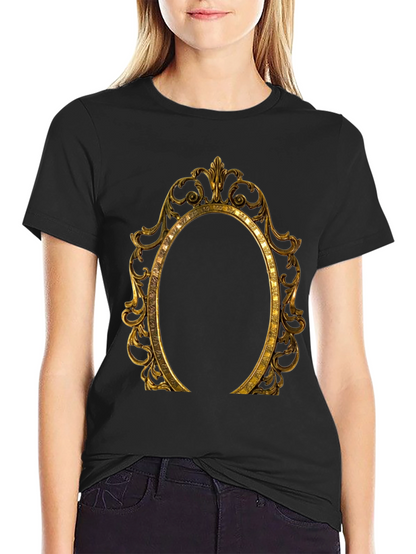 Ornate Gold Frame Graphic Tee