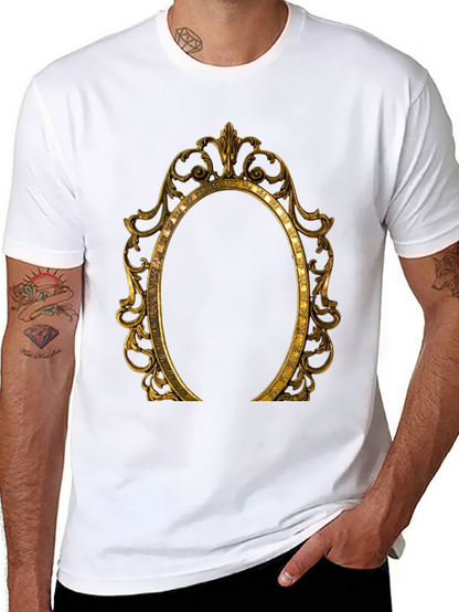 Ornate Gold Frame Graphic Tee