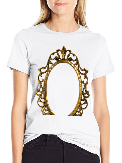 Ornate Gold Frame Graphic Tee