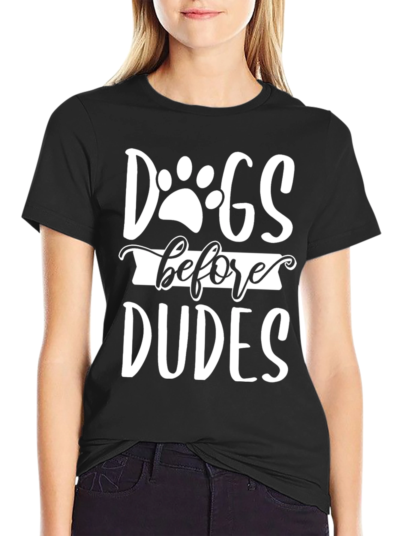 Dogs Before Dudes Graphic Tee - Unisex