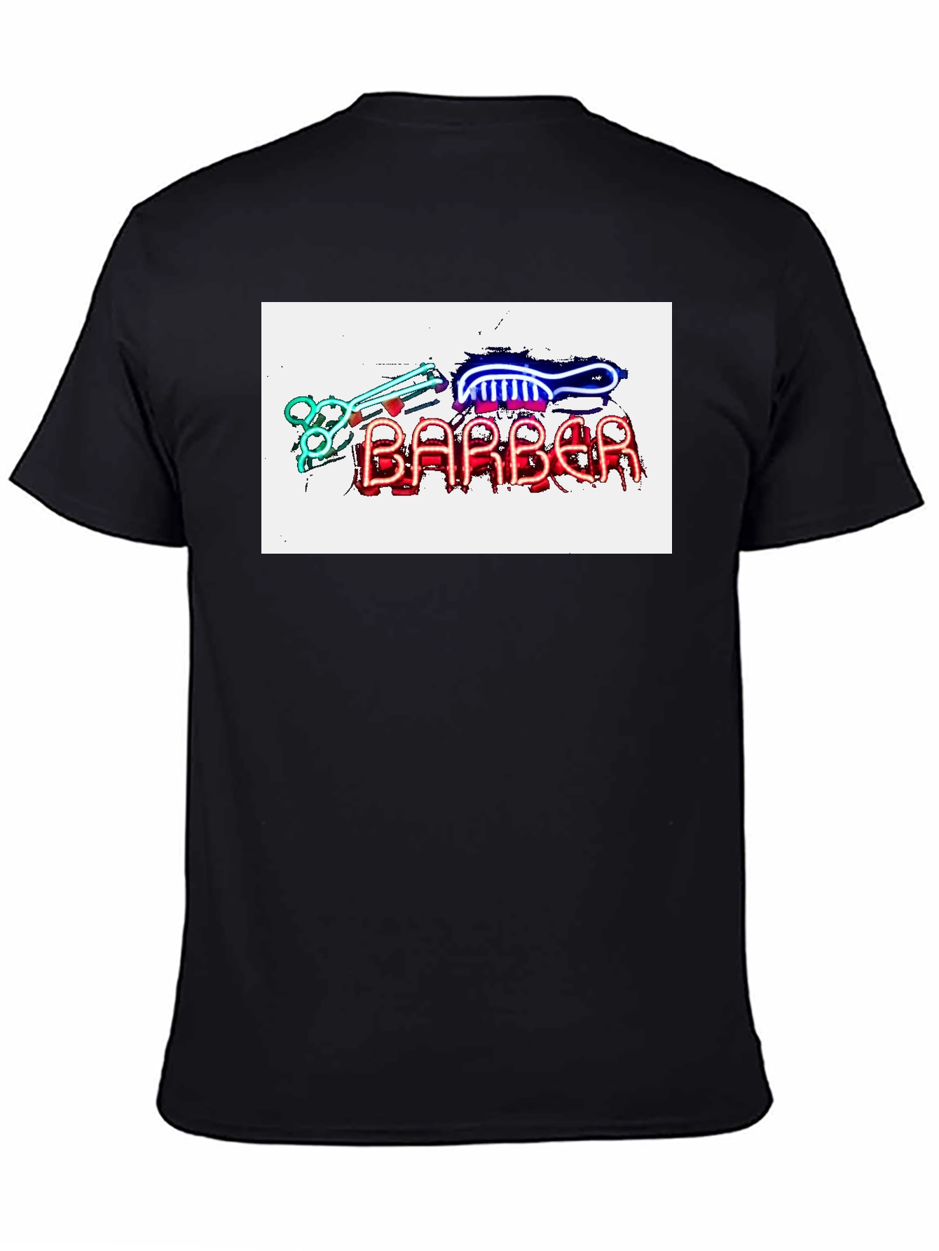Barber Neon Sign T-Shirt