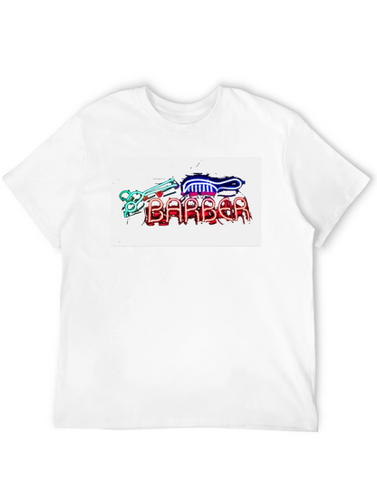 Barber Neon Sign T-Shirt