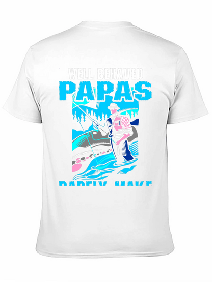 Well Behaved Papas Fishing T-Shirt