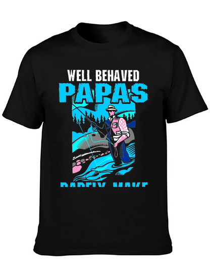 Well Behaved Papas Fishing T-Shirt