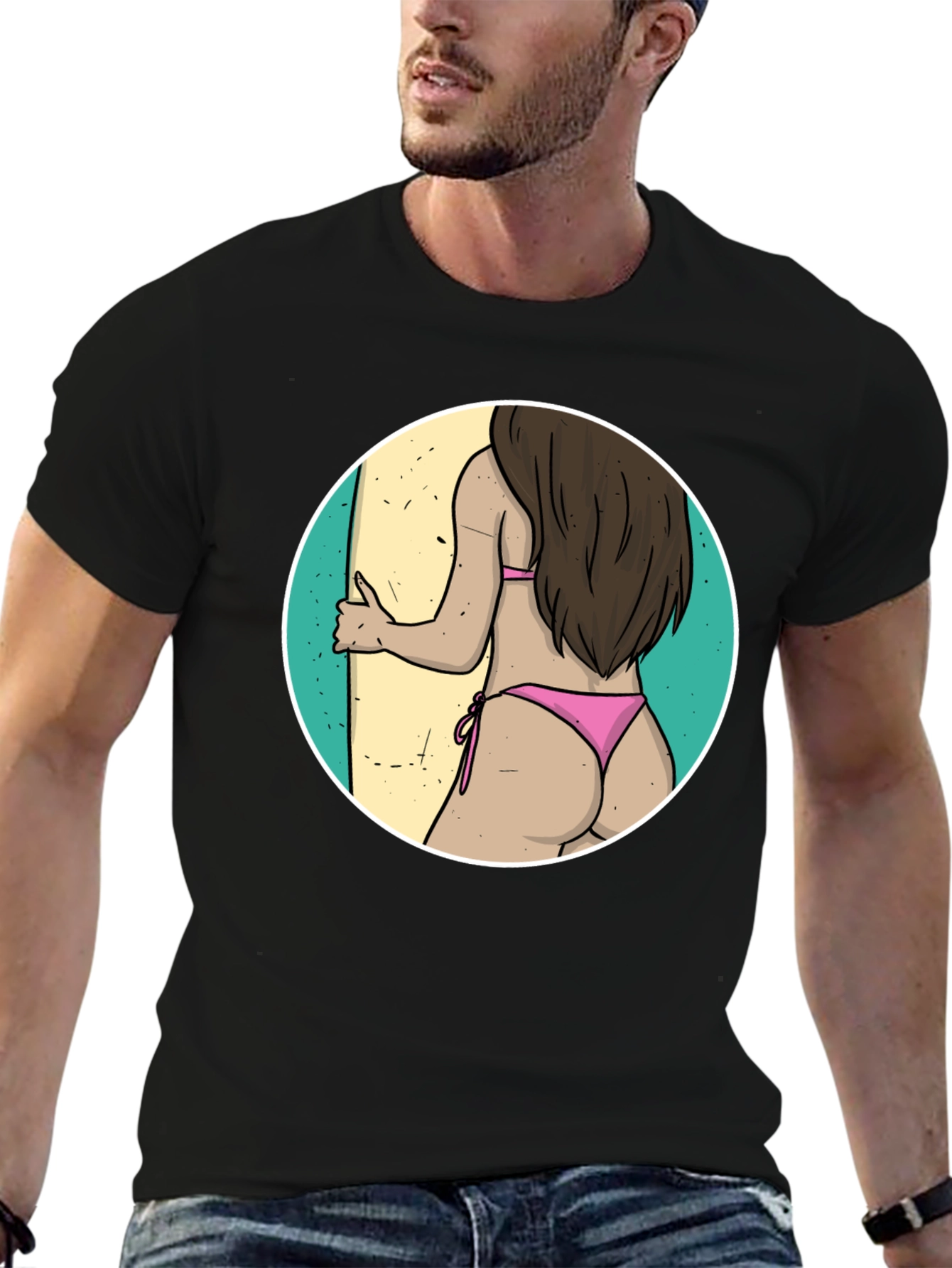 Surfs Up Graphic Tee - Beach Vibes