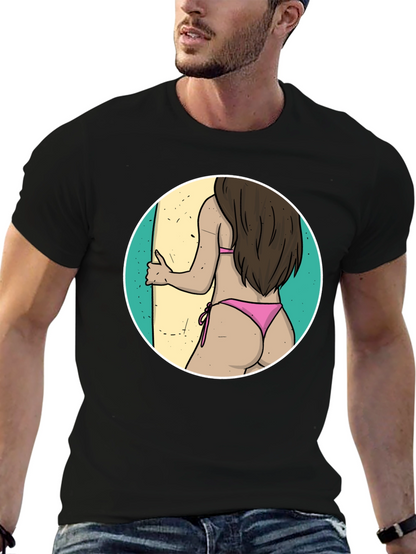 Surfs Up Graphic Tee - Beach Vibes