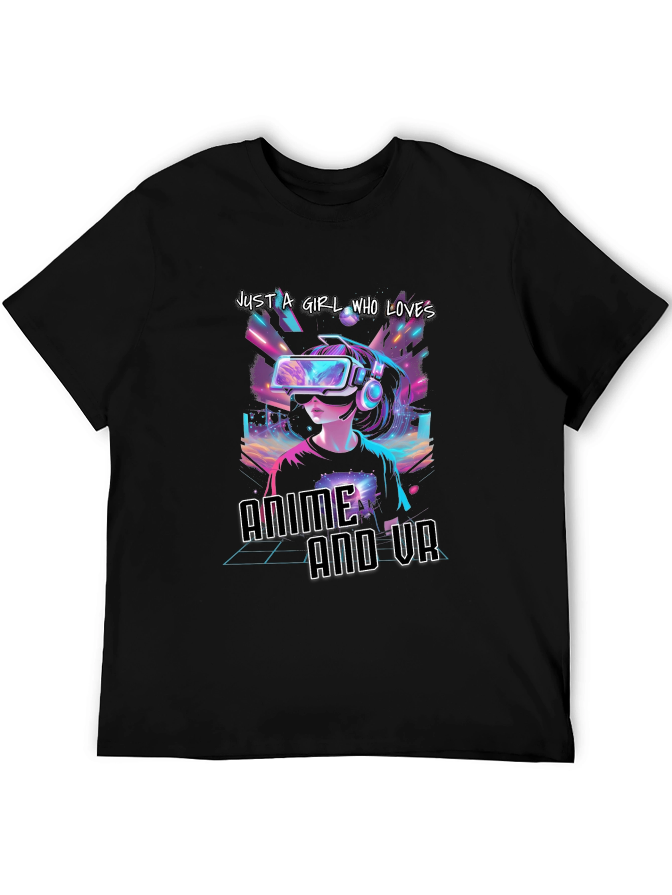 Anime and VR Girls T-Shirt - Gamer Tee