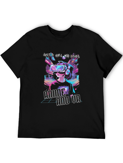 Anime and VR Girls T-Shirt - Gamer Tee