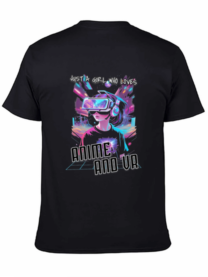 Anime and VR Girls T-Shirt - Gamer Tee