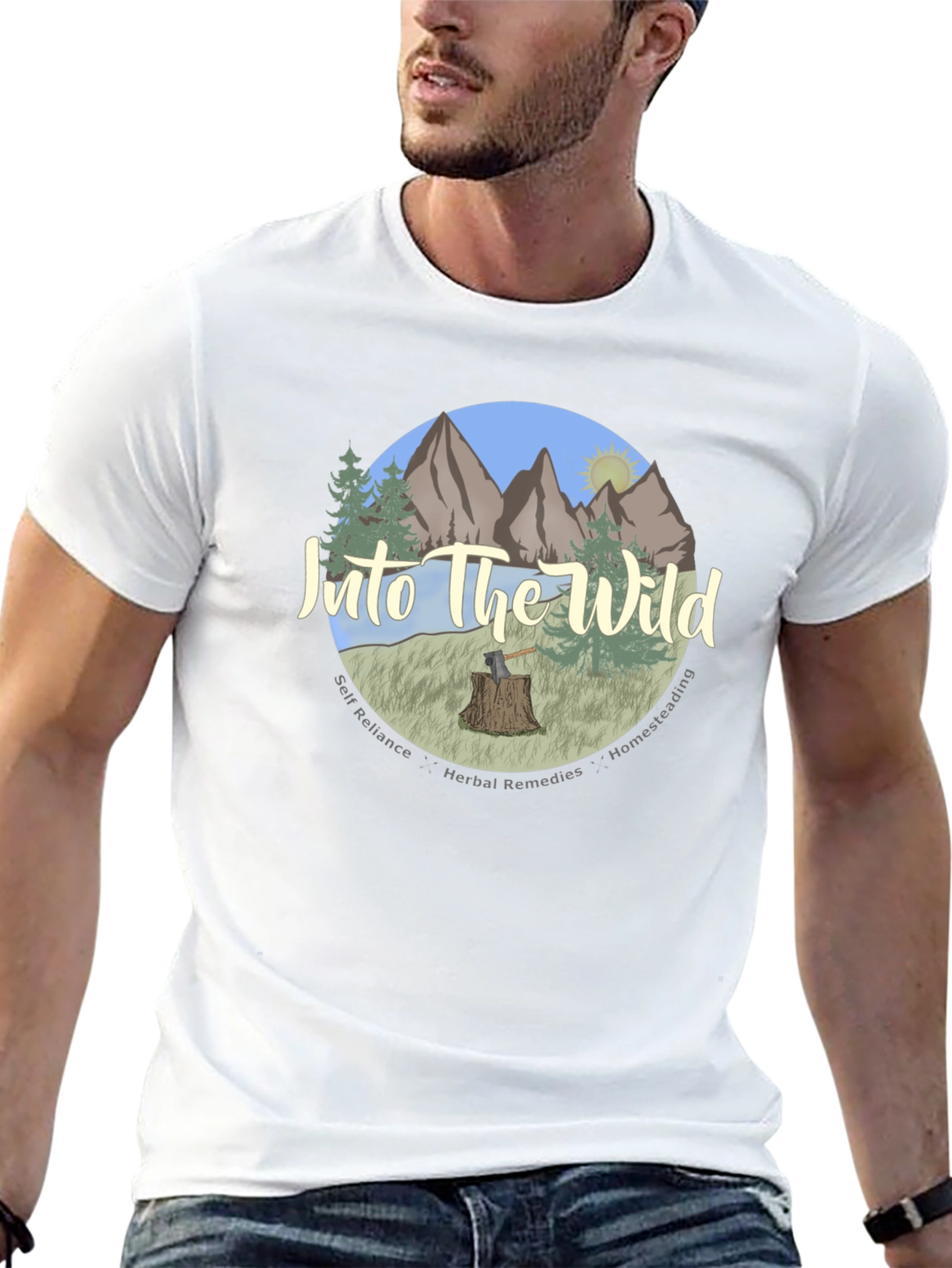 Into The Wild T-Shirt - Nature Adventure Tee