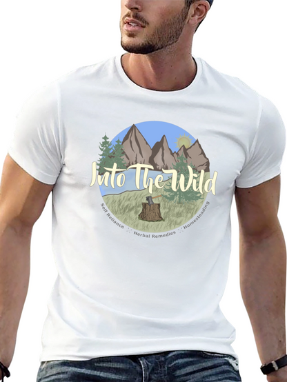 Into The Wild T-Shirt - Nature Adventure Tee