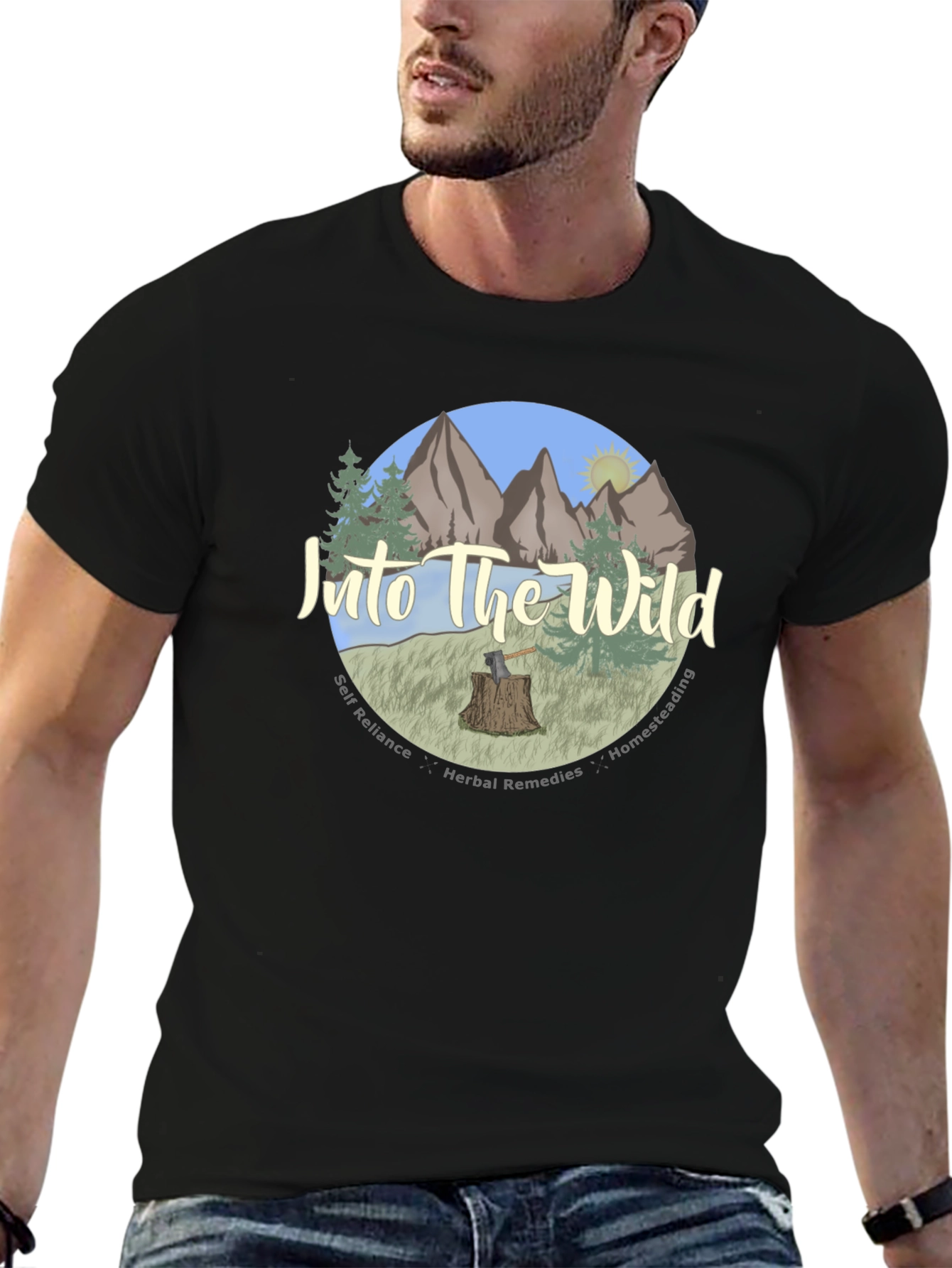 Into The Wild T-Shirt - Nature Adventure Tee