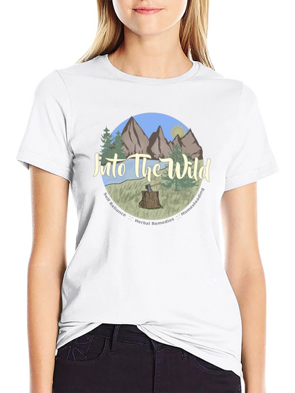 Into The Wild T-Shirt - Nature Adventure Tee